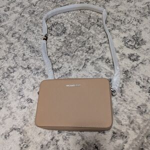 Michael Kors Beige Crossbody Bag